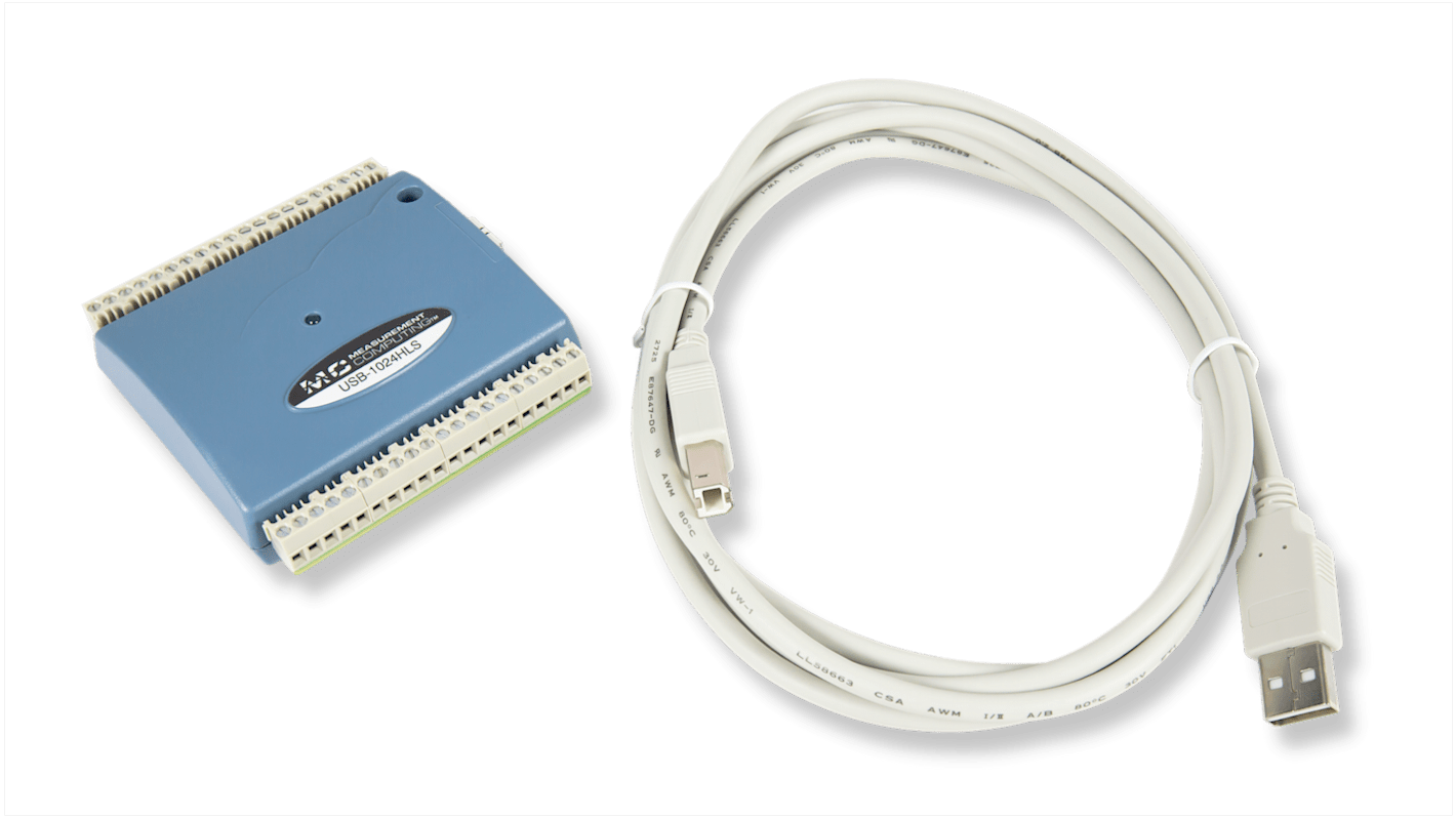 Digilent USB-1024HLS Data Acquisition, 24 Channel(s), USB, 100sps, 32 bit