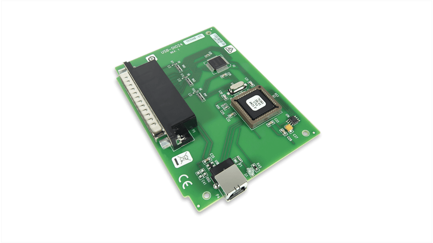 Digilent USB-DIO24H/37 Data Acquisition, 24 Channel(s), USB, 32 bit