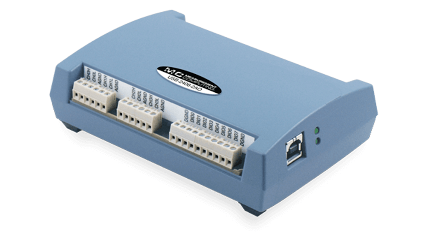 Digilent 1ksps 2-Kanal Datenerfassung, USB-Anschluss, 24 Bit