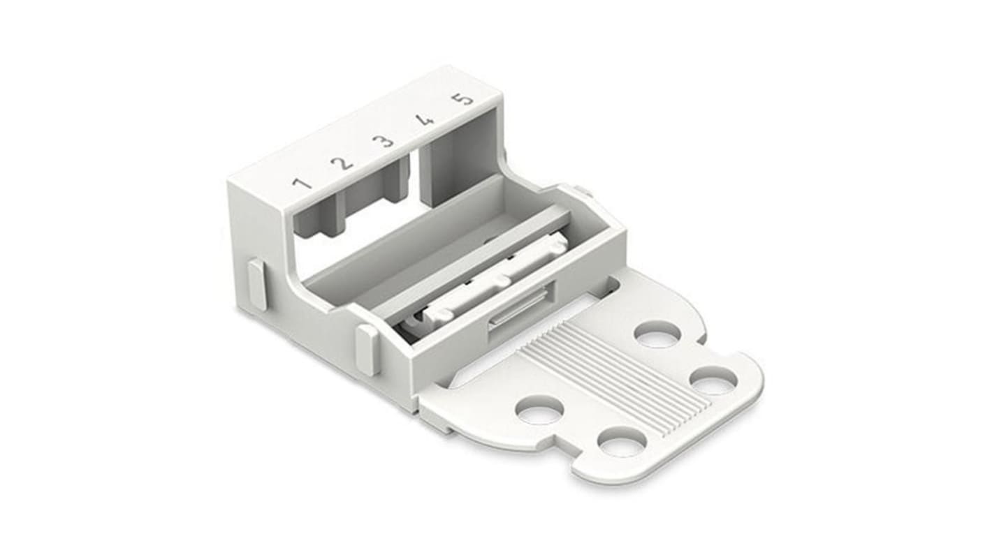 WAGO 221 Series Mounting Carrier for Use with 5-wire connectors