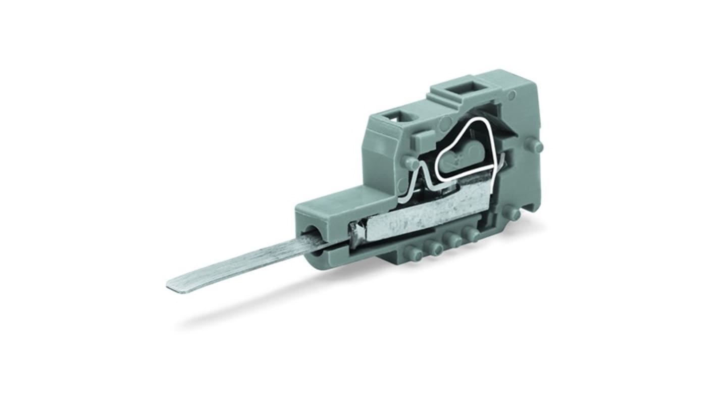 WAGO 231 Series Testing Plug Module with Contact Stud for Use with 280, 736, 737, 738, 780 Series, 500mA