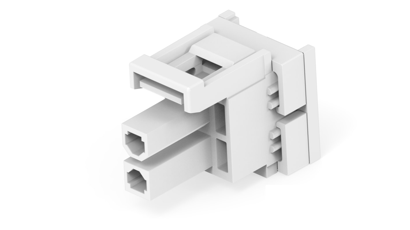 Conector rectangular TE Connectivity VAL-U-LOK Conector hembra de 2 vías, 9A, Montaje de Cable