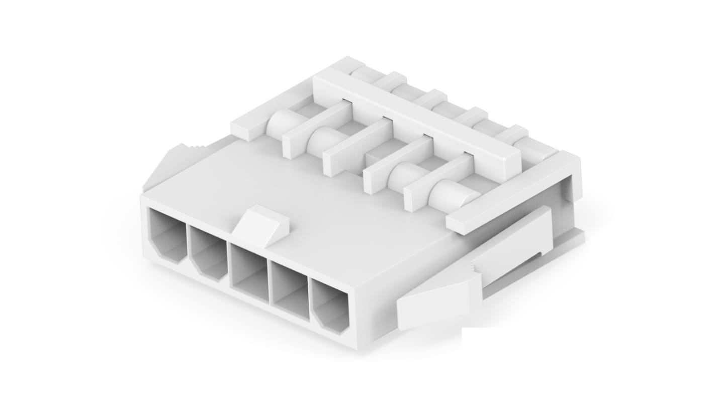 Conector rectangular TE Connectivity VAL-U-LOK PIN de 5 vías, 9A, Montaje en Panel