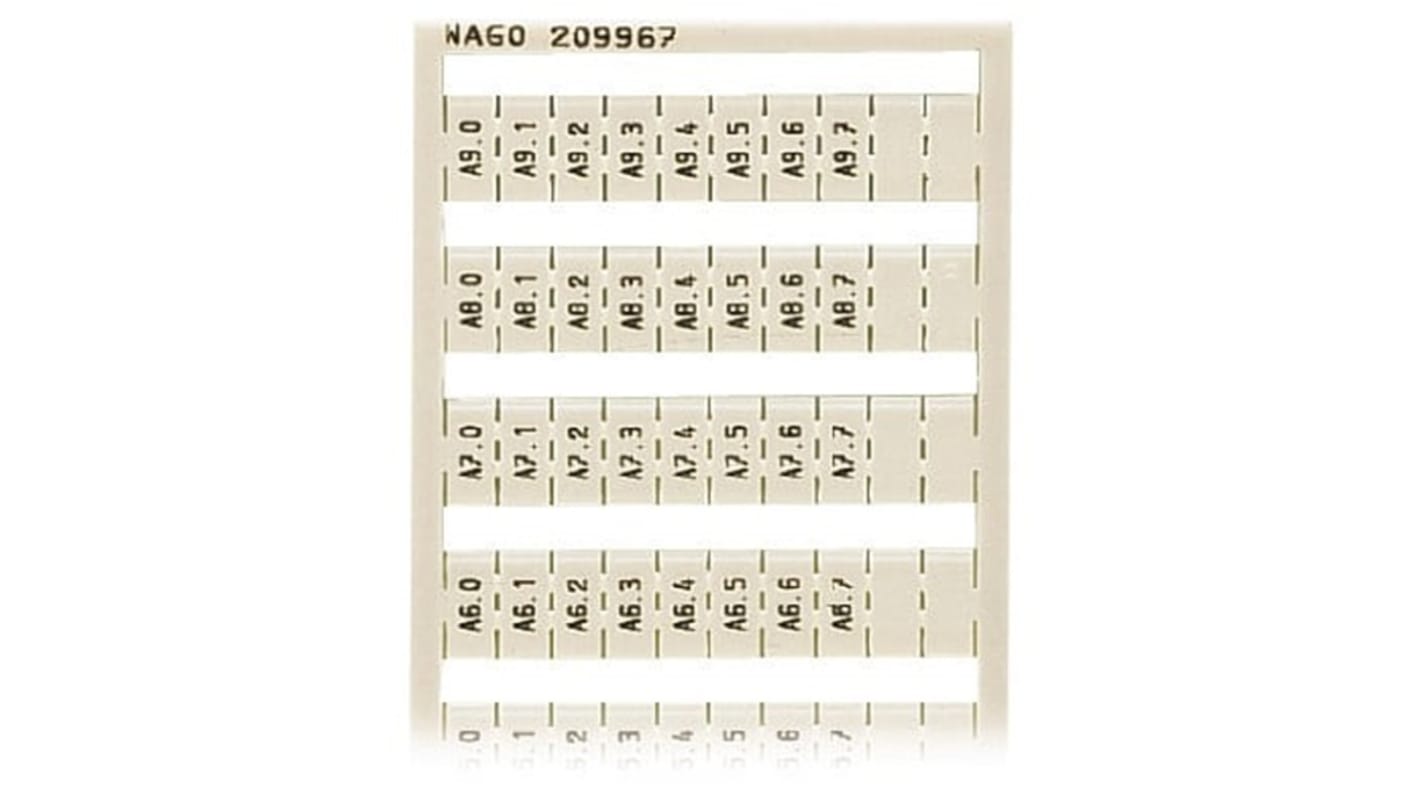 WAGO, 209 Marking Card