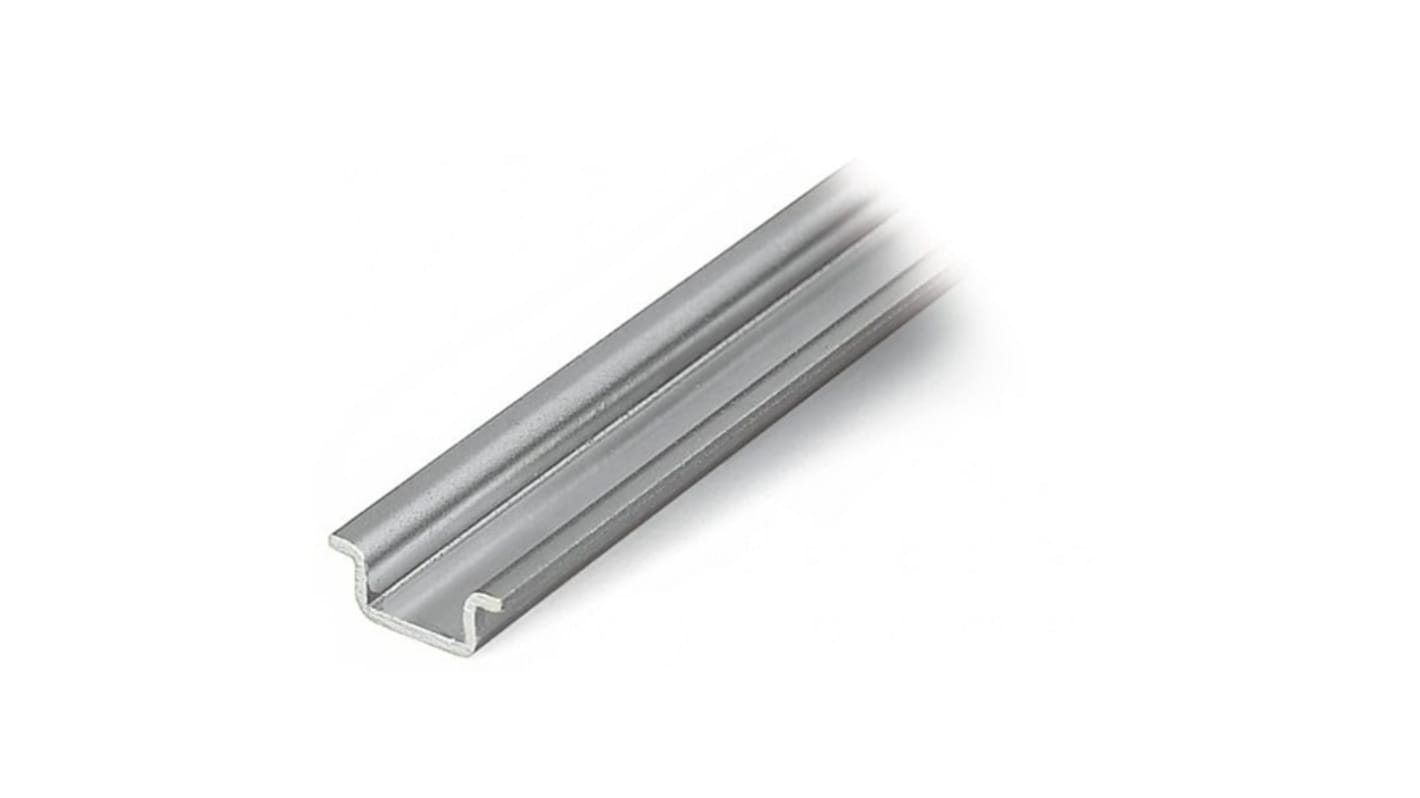 WAGO Steel DIN Rail, Deep Top Hat Compatible, 2000mm x 15mm x 6mm