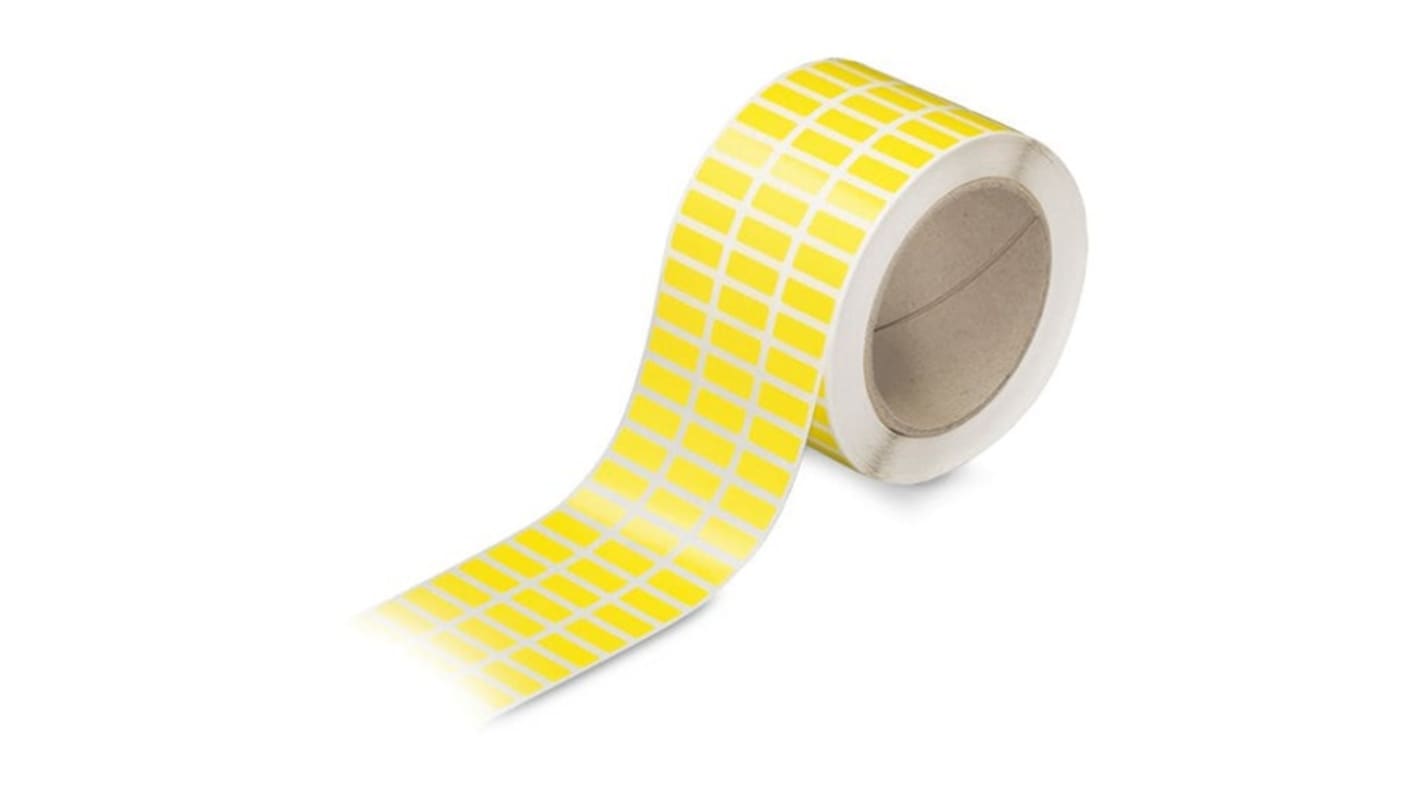 WAGO 210 Yellow Label, 20mm Width, 8mm Height, 3000Per Roll Qty