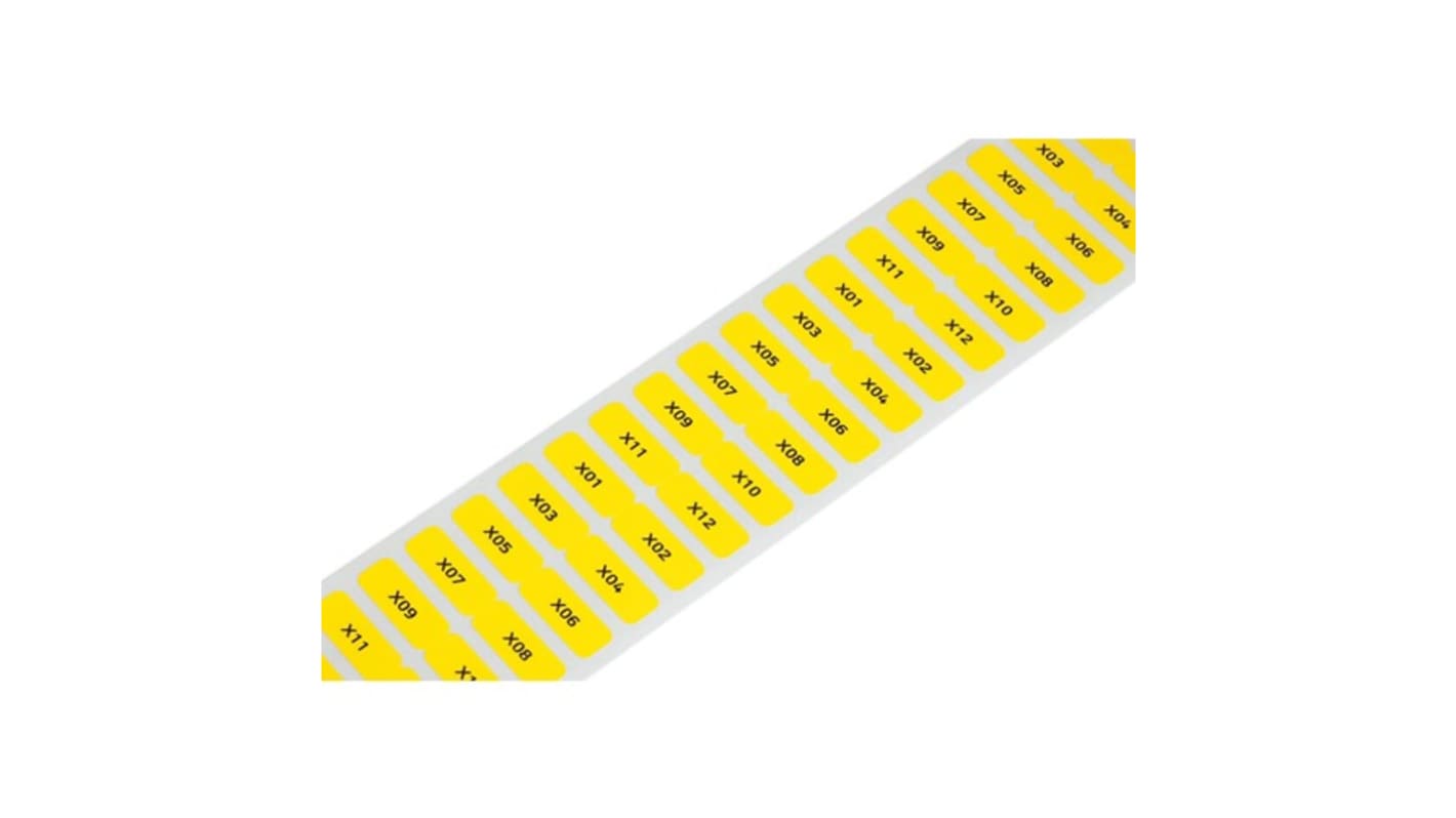 WAGO ラベル 3000EA枚入り Yellow 20mm x 8mm