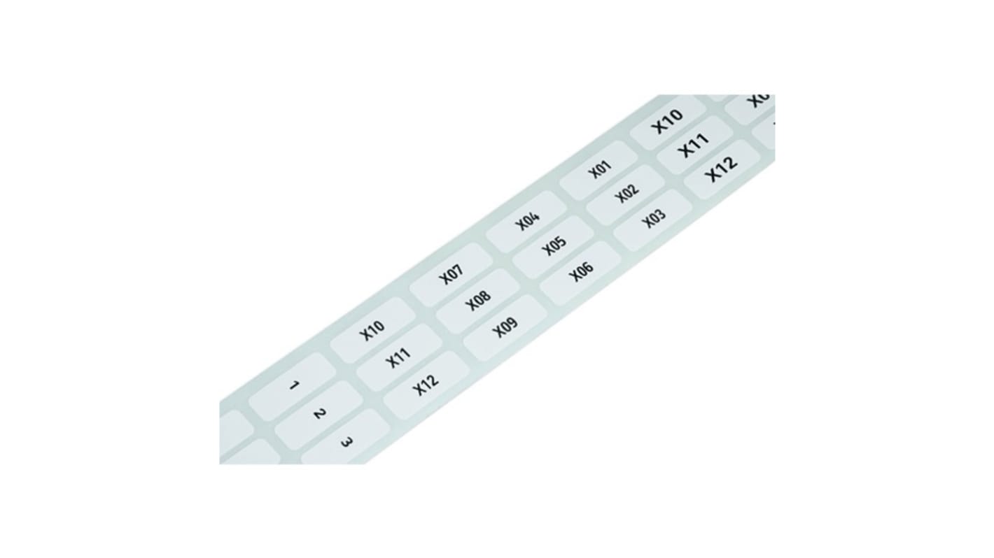WAGO 白色标签, 25mm x 9.5mm标签, 210系列