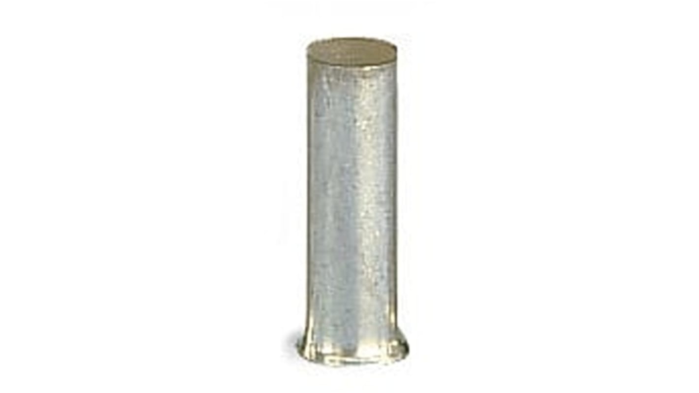 WAGO, 216 Ferrule, 10mm Pin Length, 4mm Pin Diameter, Silver