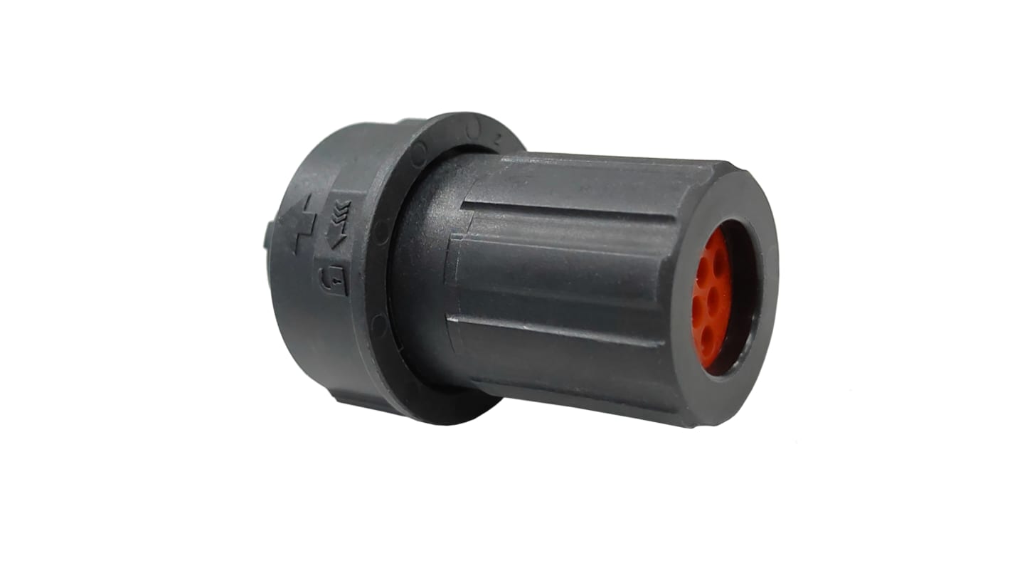 Amphenol Industrial Circular Connector, 4 Contacts, Cable Mount, Plug, Male, IP69K, Ecomate AQUARIUS Series