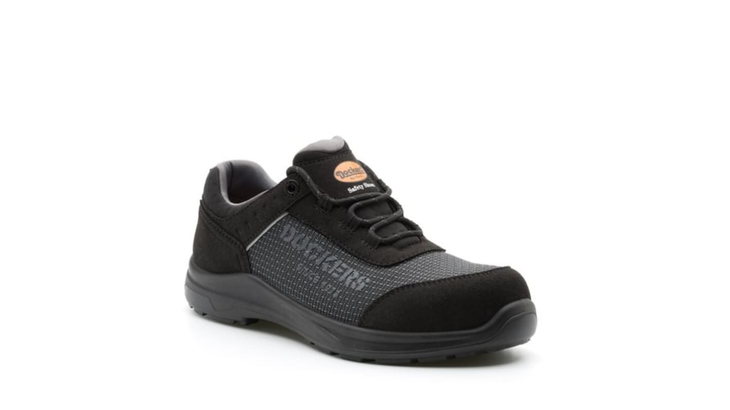 Dockers by Gerli DRIVE S3 Unisex Black Composite Toe Capped Safety Shoes, UK 6, EU 39