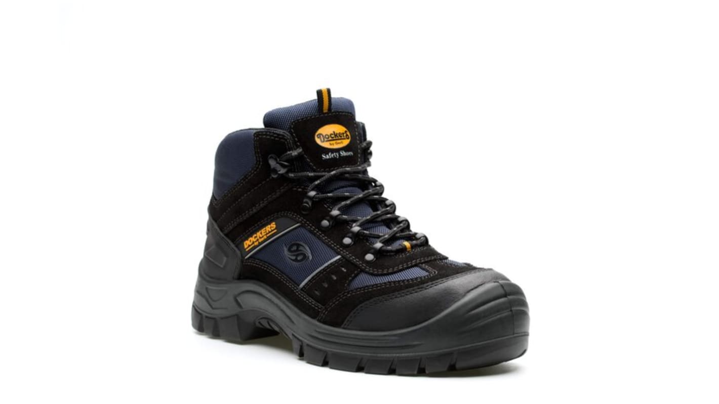 Dockers by Gerli GIGA HIGH S3 Unisex Black Composite Toe Capped Safety Shoes, UK 6, EU 39