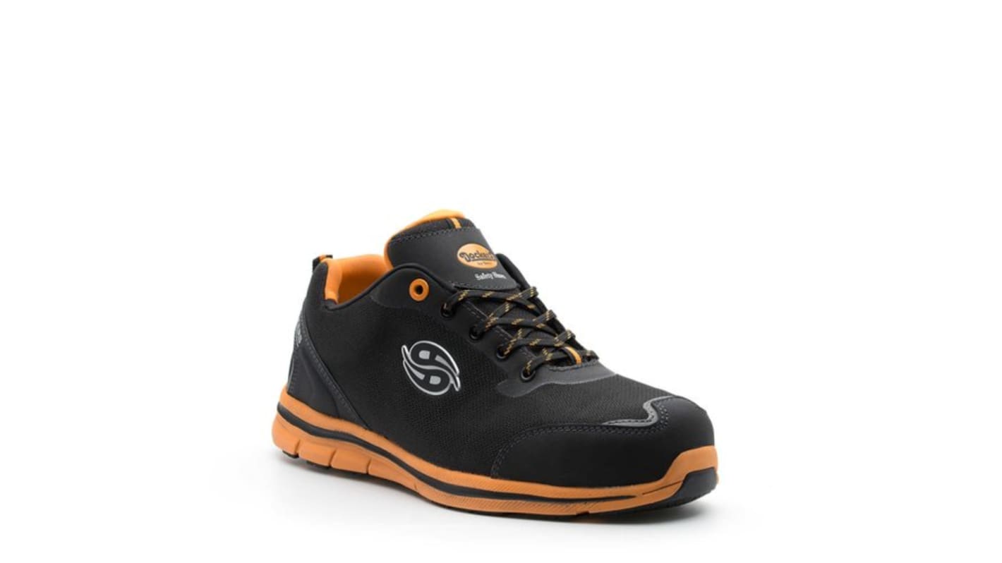 Zapatos de seguridad Unisex Dockers by Gerli de color Negro/blanco, talla 41, S1P SRC