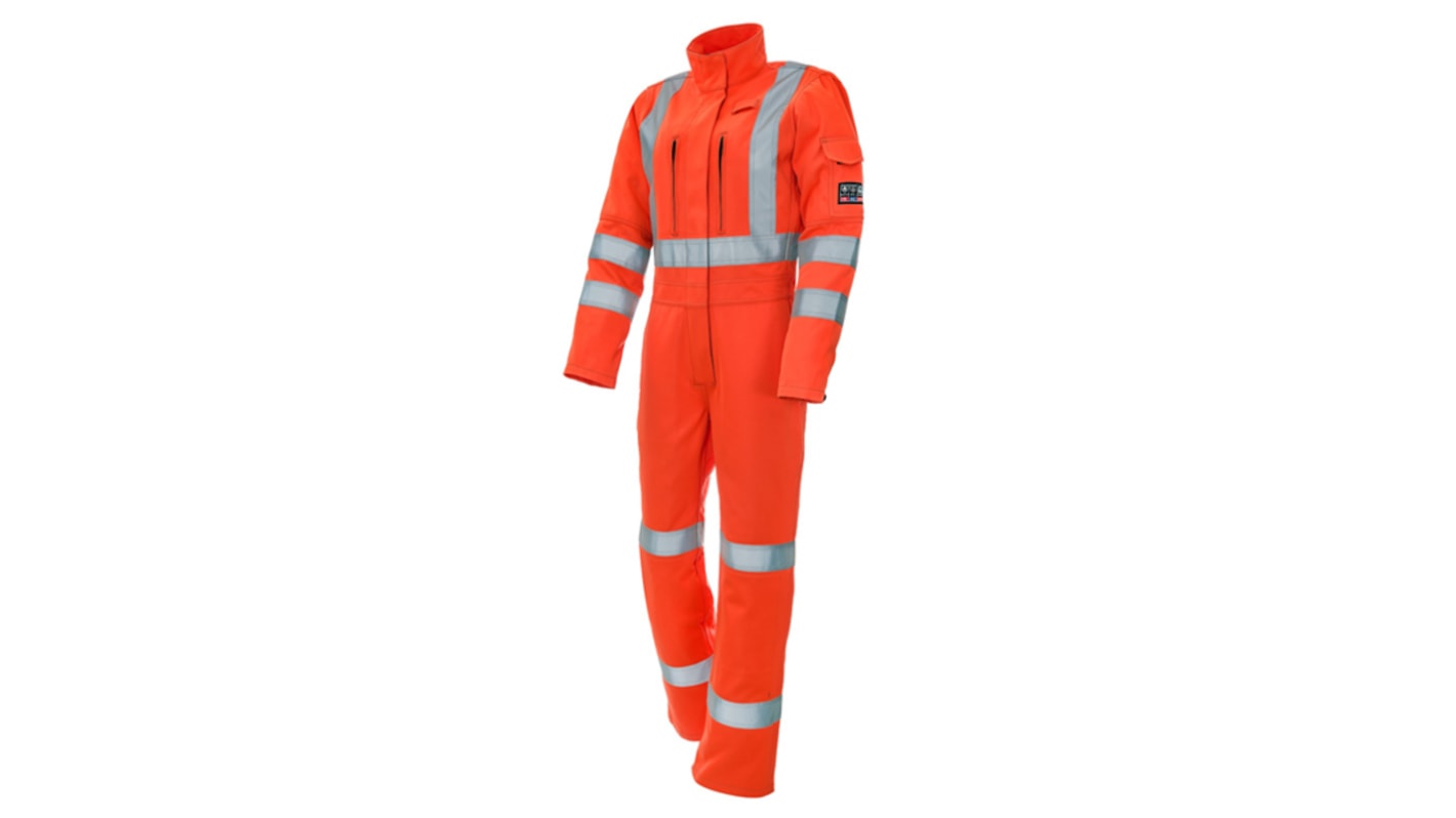 ProGARM Orange Reusable Hi Vis Overalls, 8