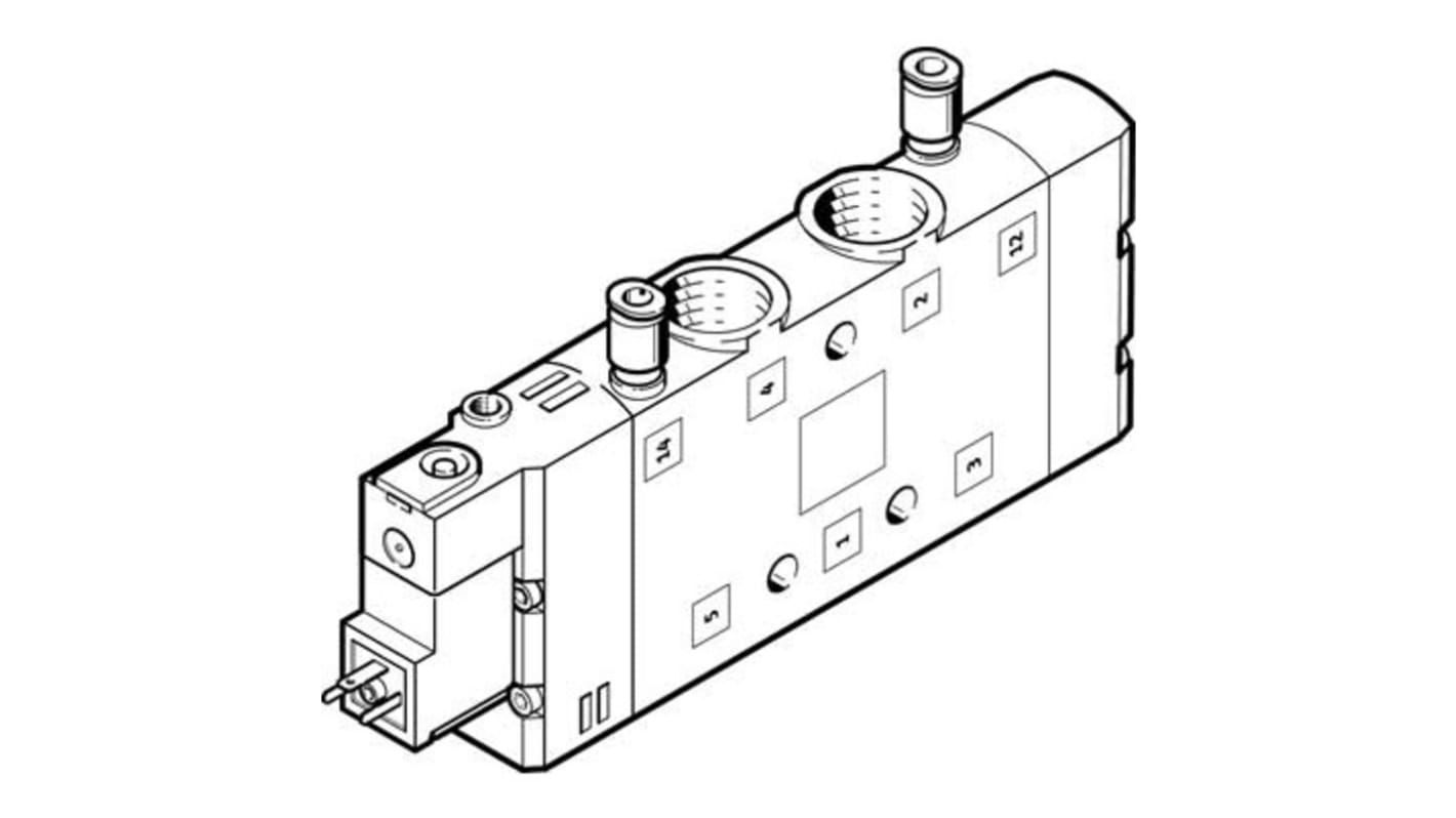 Festo Pneumatic Solenoid Valve -, 163814