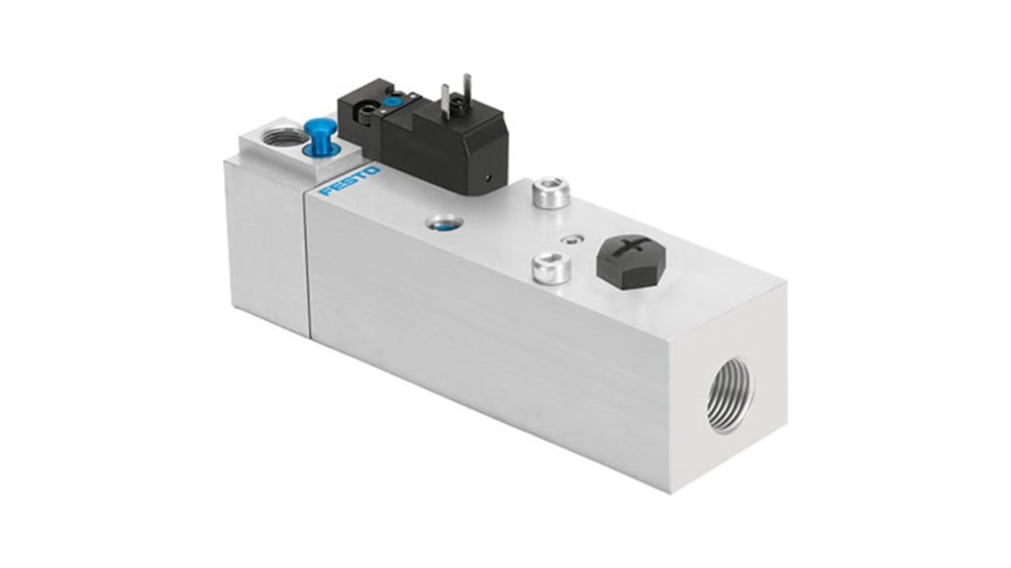 Válvula neumática de apertura progresiva Festo VABF-S6-1-P5A4-N12-4-1, 3000l/min, G 1/2, 2 → 12 bar