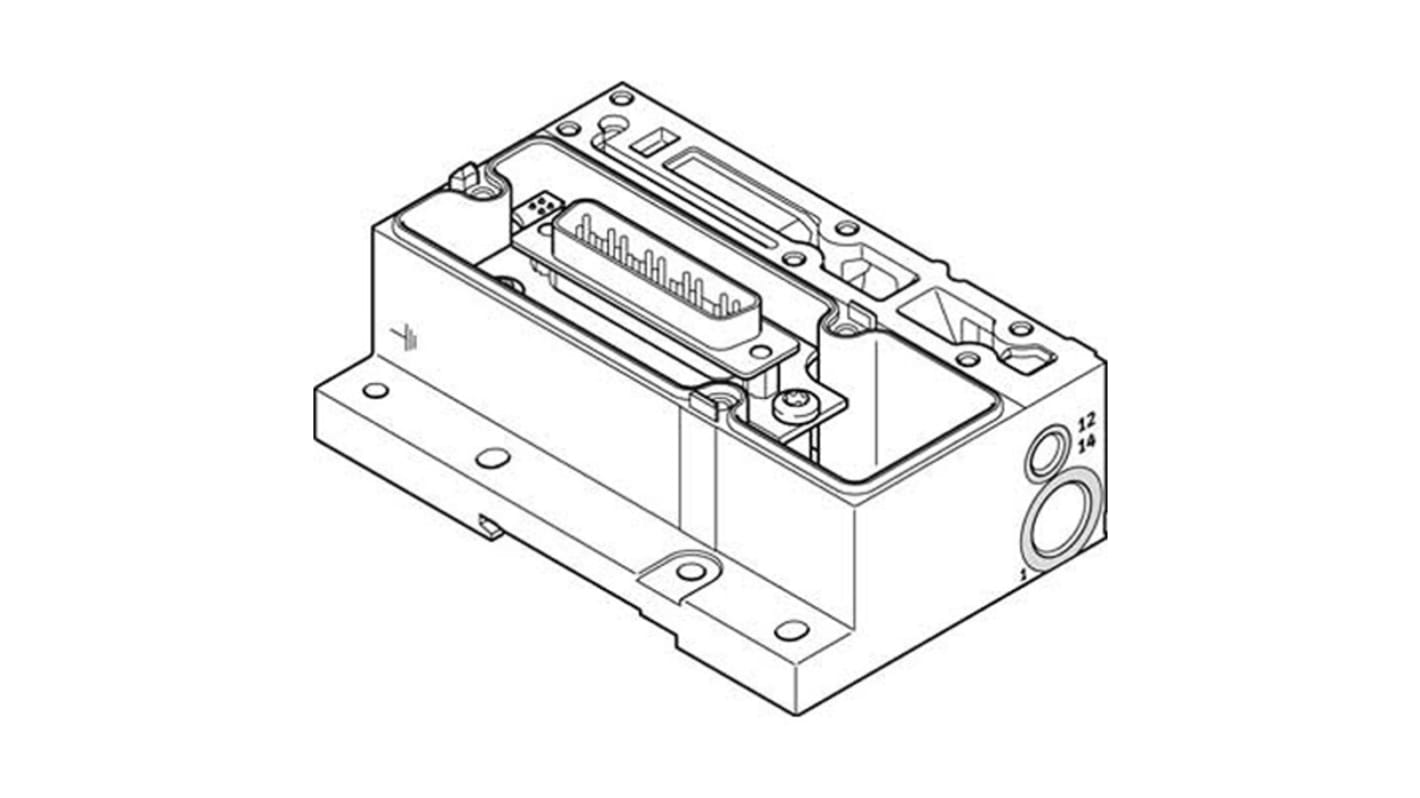 Festo Anschlussblock Typ Elektrische Schnittstelle Serie VMPA