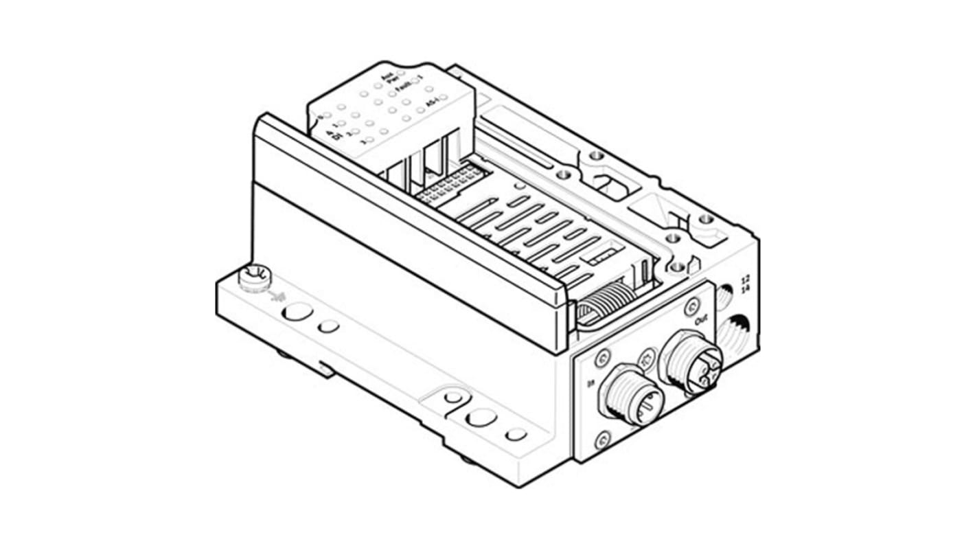 Festo Anschlussblock Typ Elektrische Schnittstelle Serie VMPA 26.5 to 31.6V dc