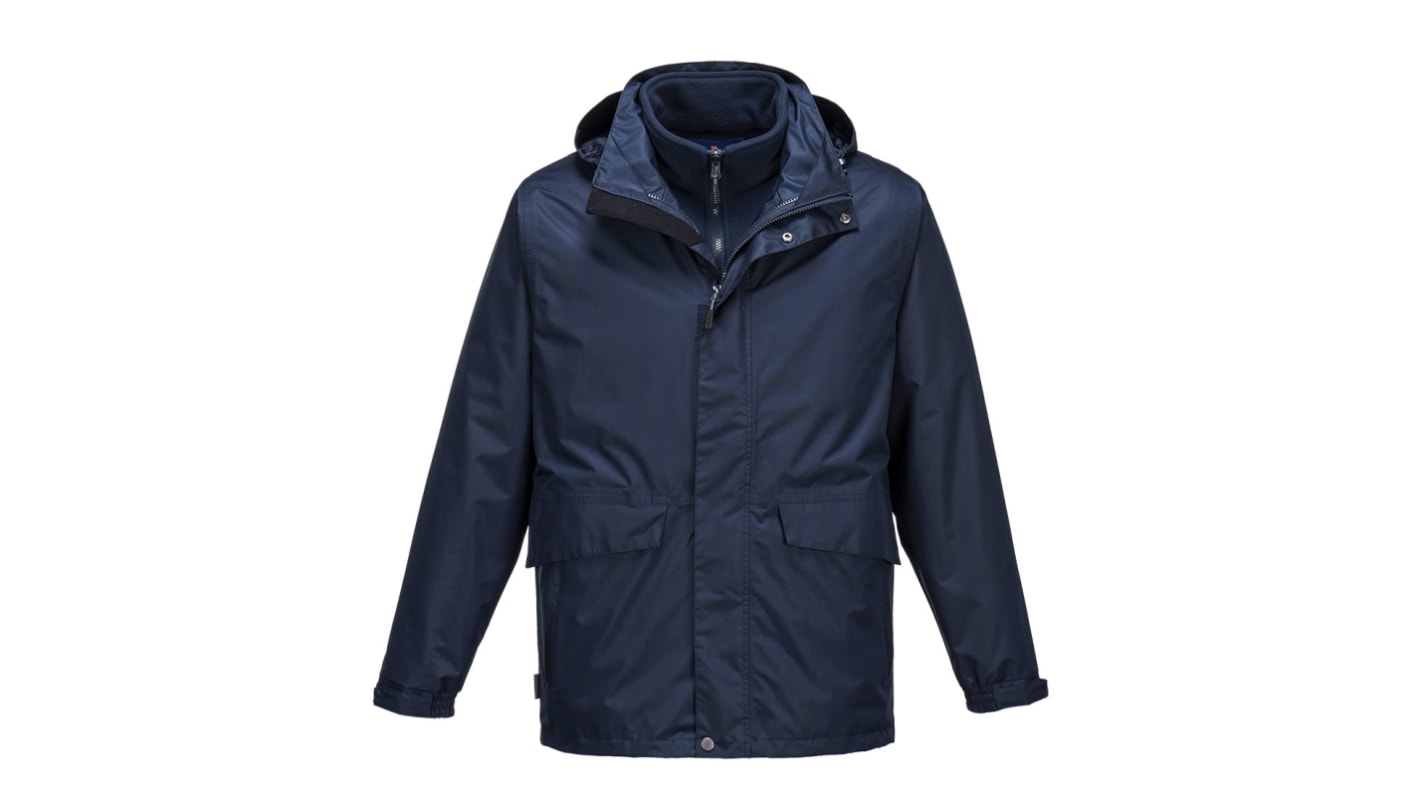 Portwest S507 Navy, Breathable, Waterproof Jacket, XL