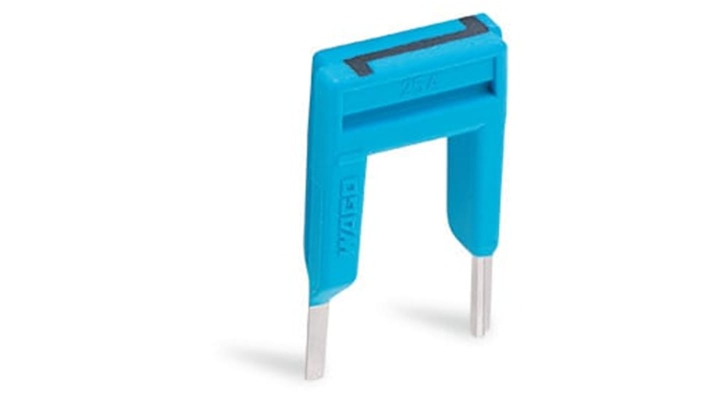 WAGO TOPJOB S Series Continuous Jumper for Use with DIN Rail Terminal Block, 25A