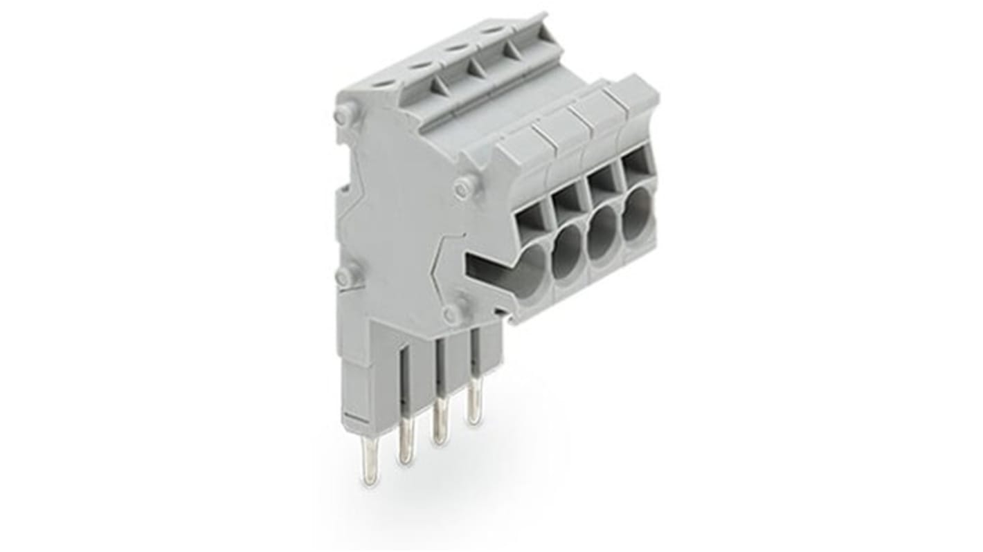 WAGO TOPJOB S Series Modular Connector for Use with DIN Rail Terminal Block, 24A