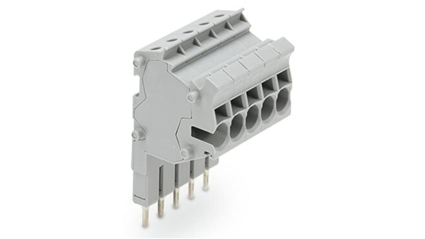 WAGO TOPJOB S Series Modular Connector for Use with DIN Rail Terminal Block, 24A