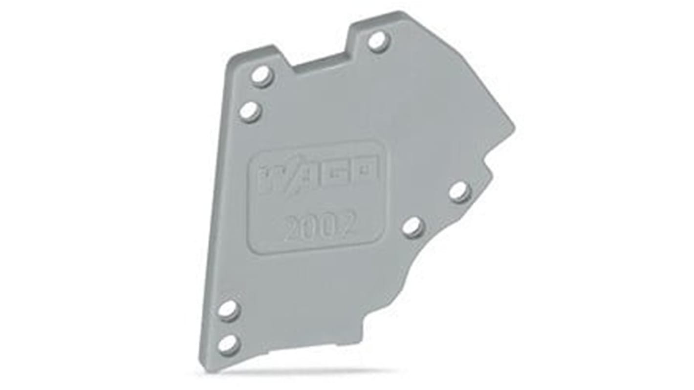 WAGO TOPJOB S Series End Plate for Use with DIN Rail Terminal Block