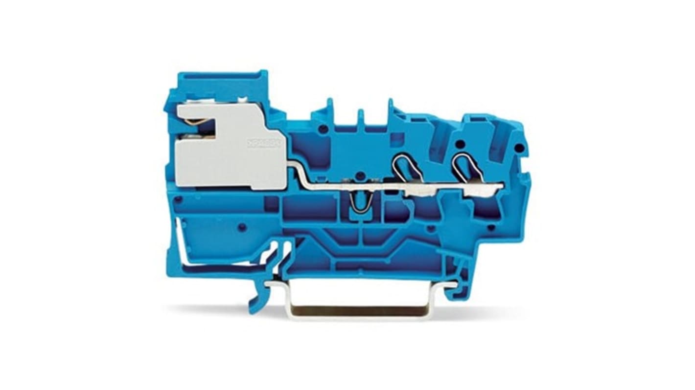WAGO 2002-7214 TOPJOB S Series Blue, 2.5mm², 1-Level, Push In Termination