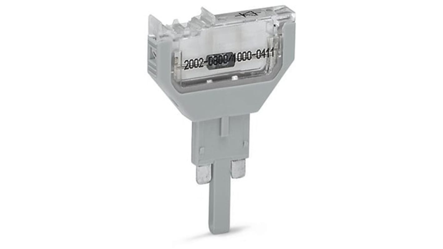 WAGO TOPJOB S Series Component Plug for Use with DIN Rail Terminal Block, 500mA