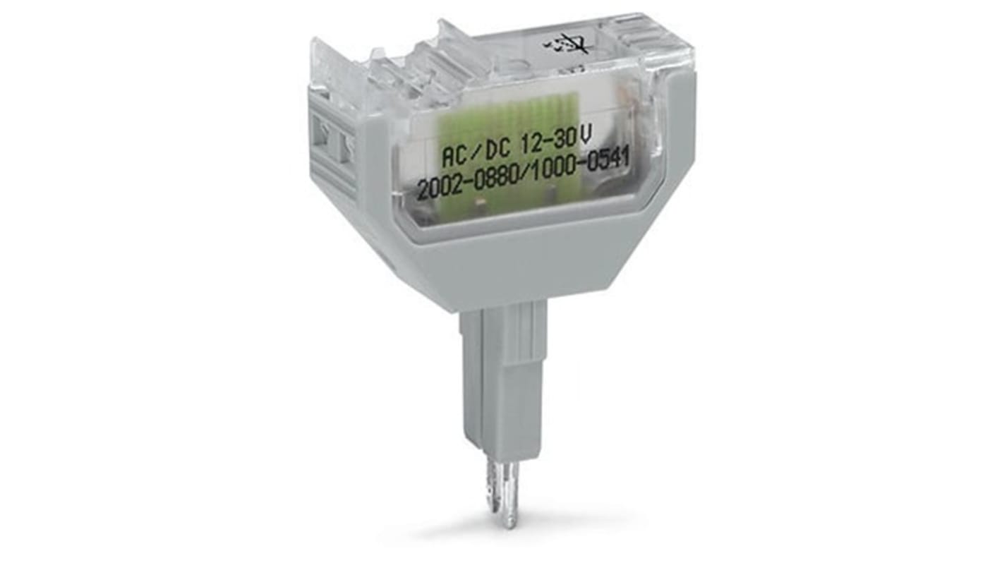 WAGO TOPJOB S Series Component Plug for Use with DIN Rail Terminal Block, 3mA