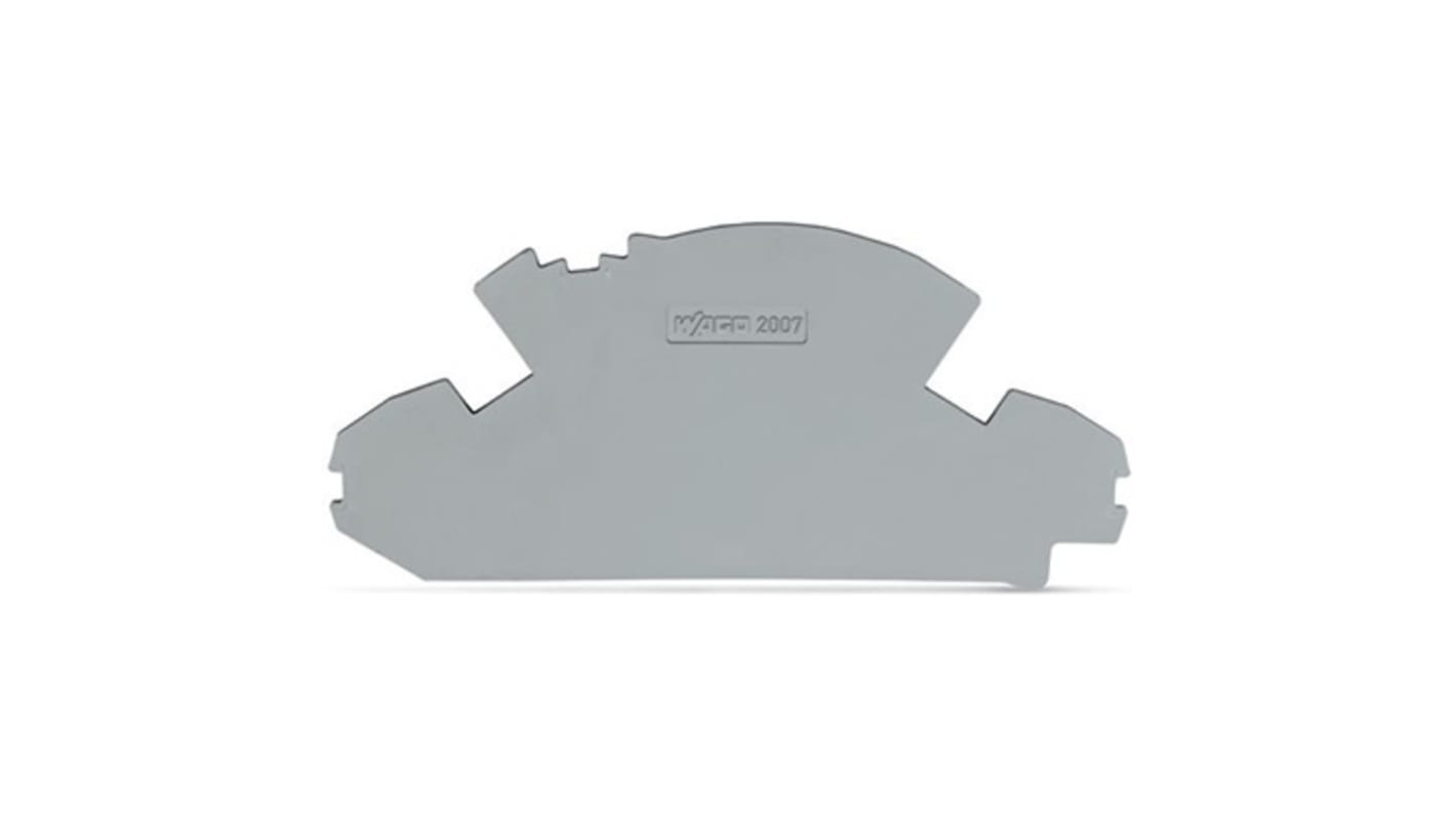 WAGO TOPJOB S Series End Plate for Use with DIN Rail Terminal Block