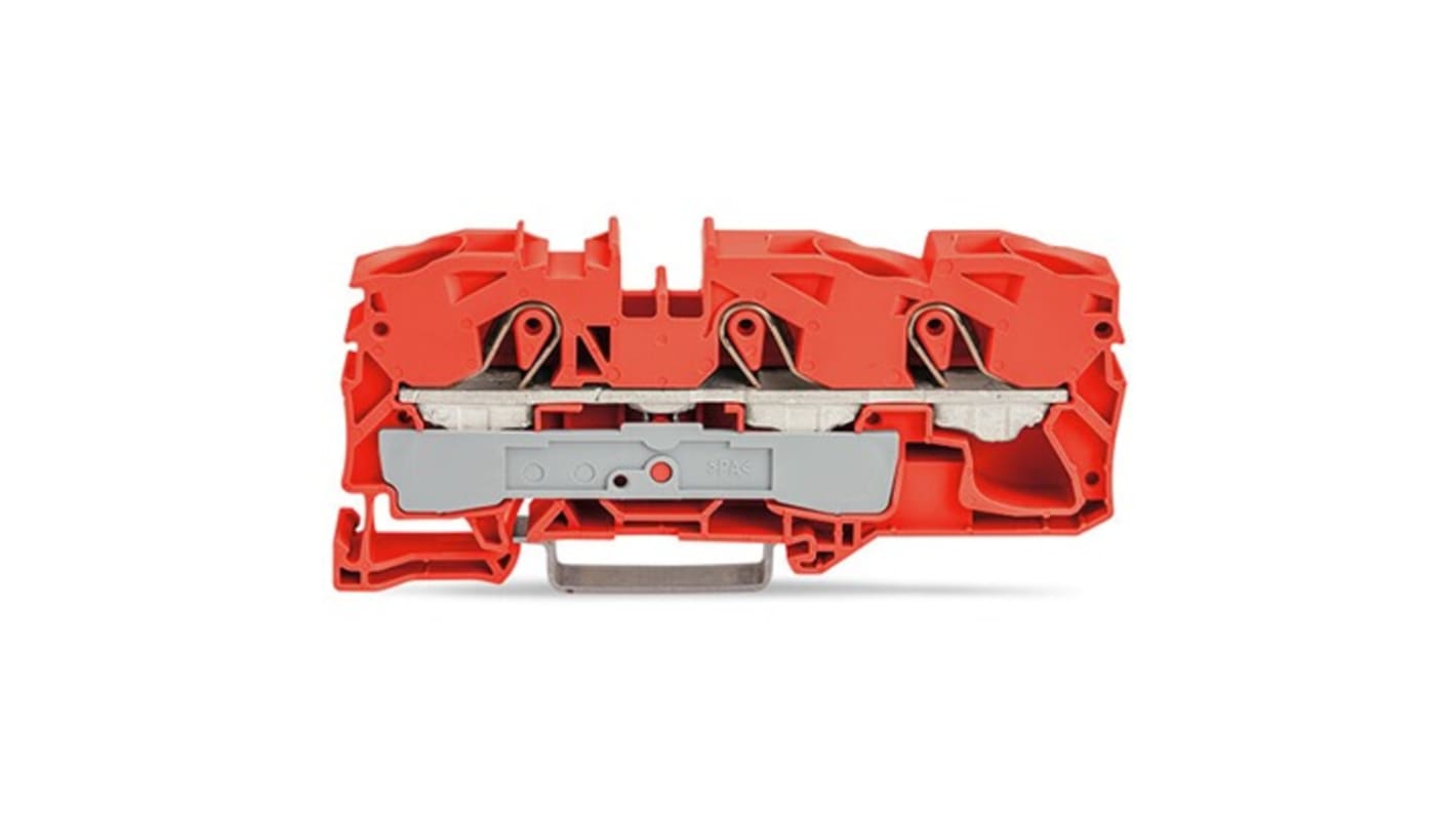 WAGO 2016-1302 TOPJOB S Series Orange, 16mm², 1-Level, Push In Termination, ATEX, CSA, IECEx
