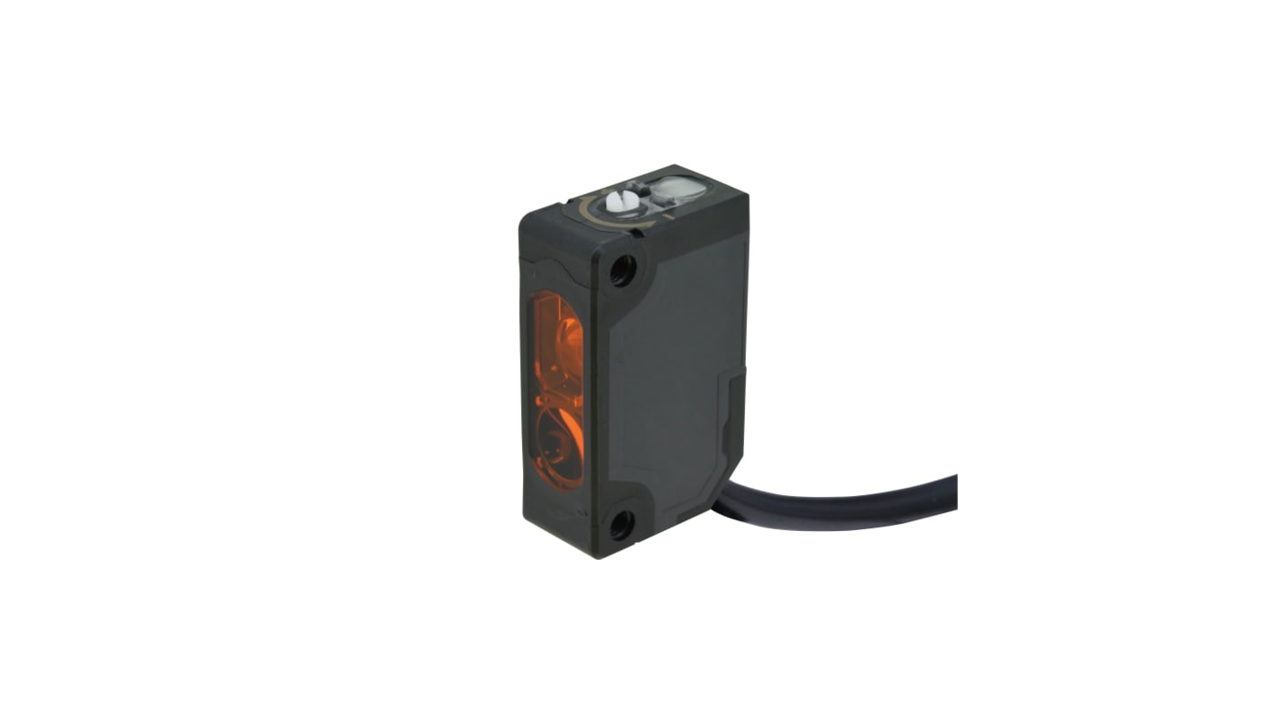 Rs-Online Sensore fotoelettrico Miniaturizzato Idec a soppressione di sfondo rilevamento 10 → 350 mm uscita PNP