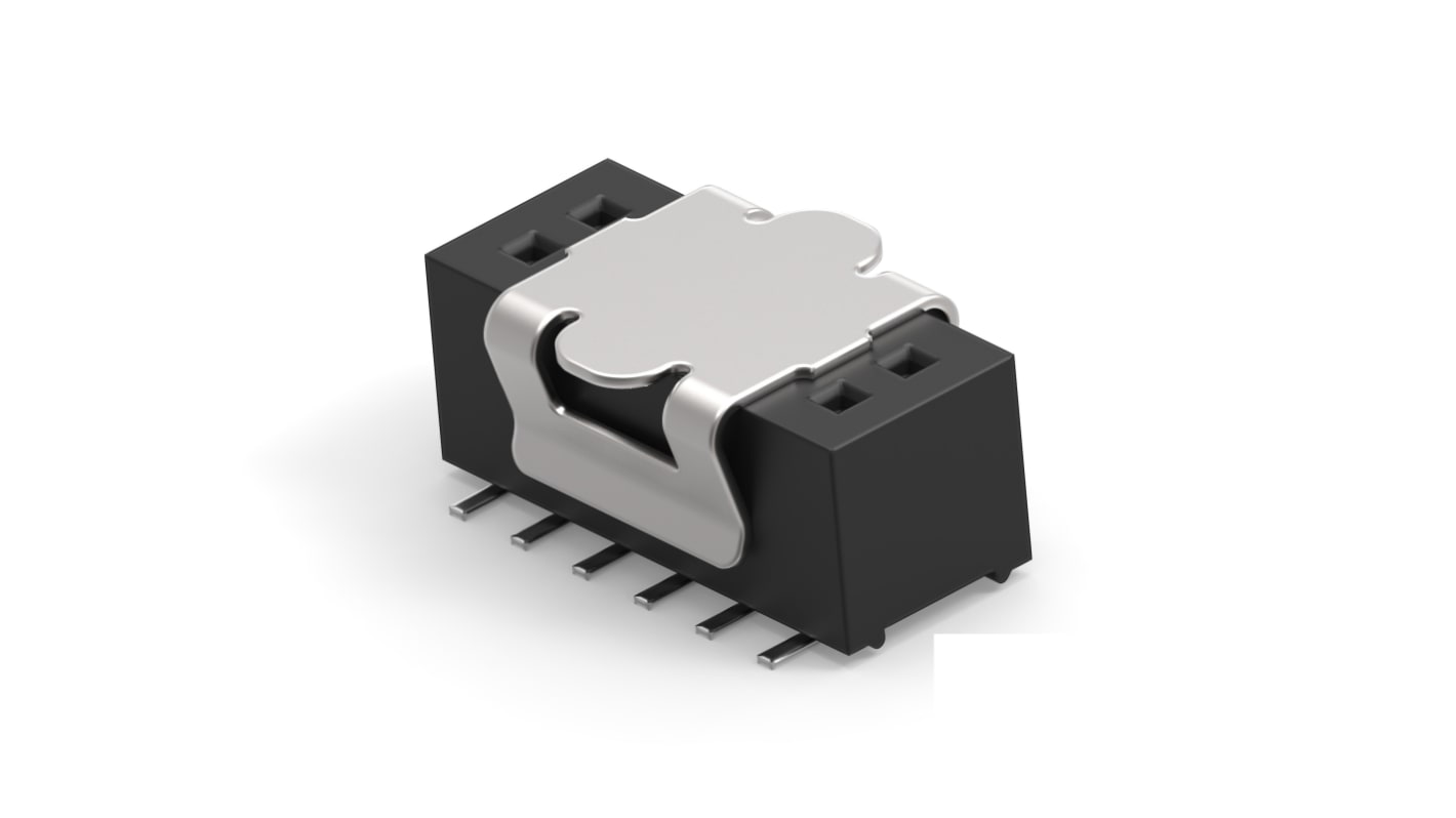 Gniazdo PCB 12 -pinowe 2 -rzędowe raster: 1mm Gniazdo PCB Pionowy Montaż na płytce