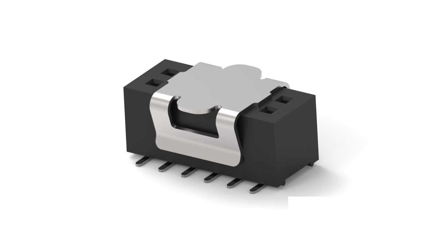 Gniazdo PCB 12 -pinowe 2 -rzędowe raster: 1mm Gniazdo PCB Pionowy Montaż na płytce