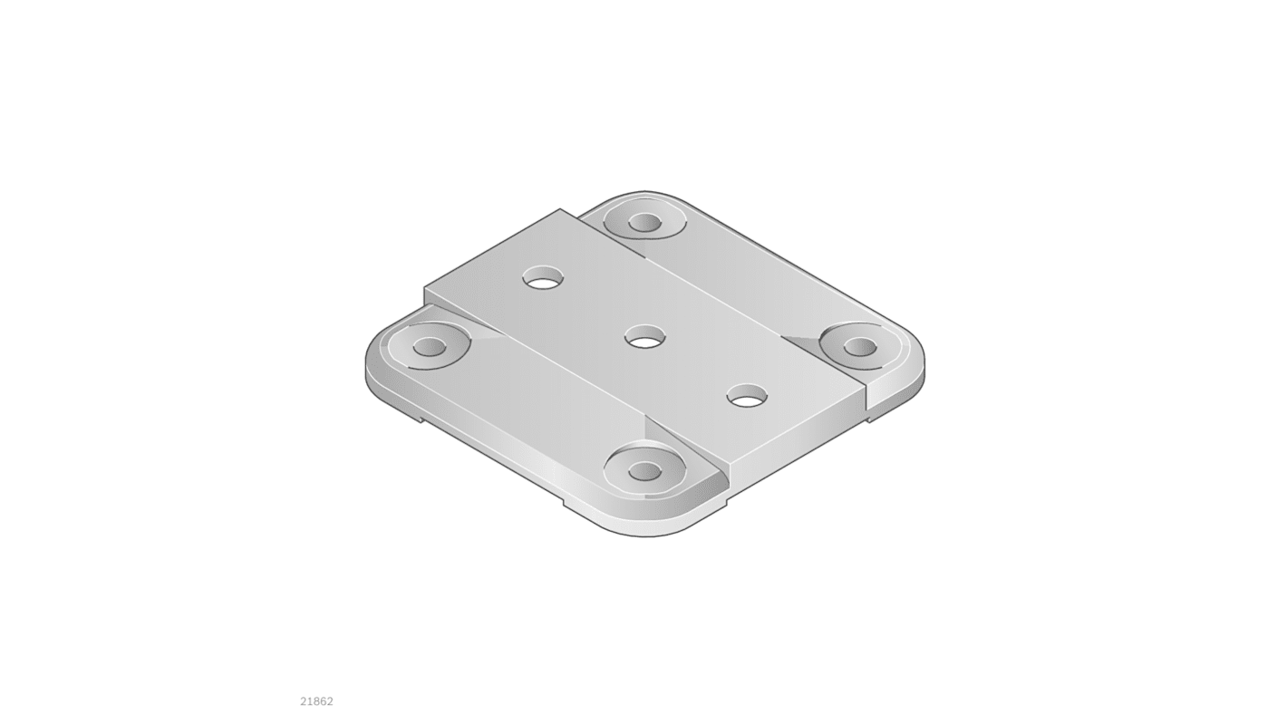 Bosch Rexroth Aluminium Base Plate, 15 x 135 x 135mm