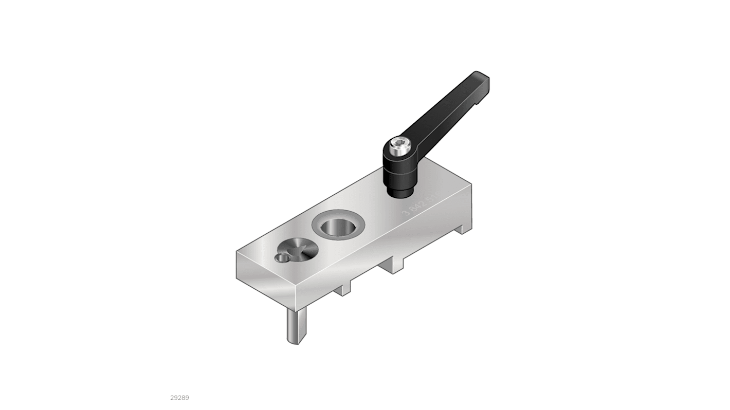 Plantilla de perforación, Bosch Rexroth, Aluminio