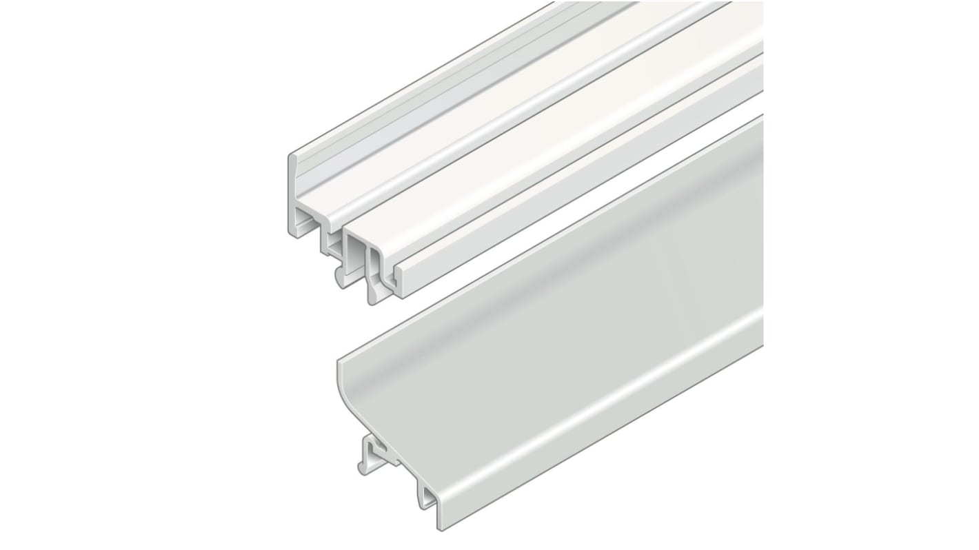 Bosch Rexroth Grey Aluminium Panel Strip, 10mm Groove Size, 2.1m Length