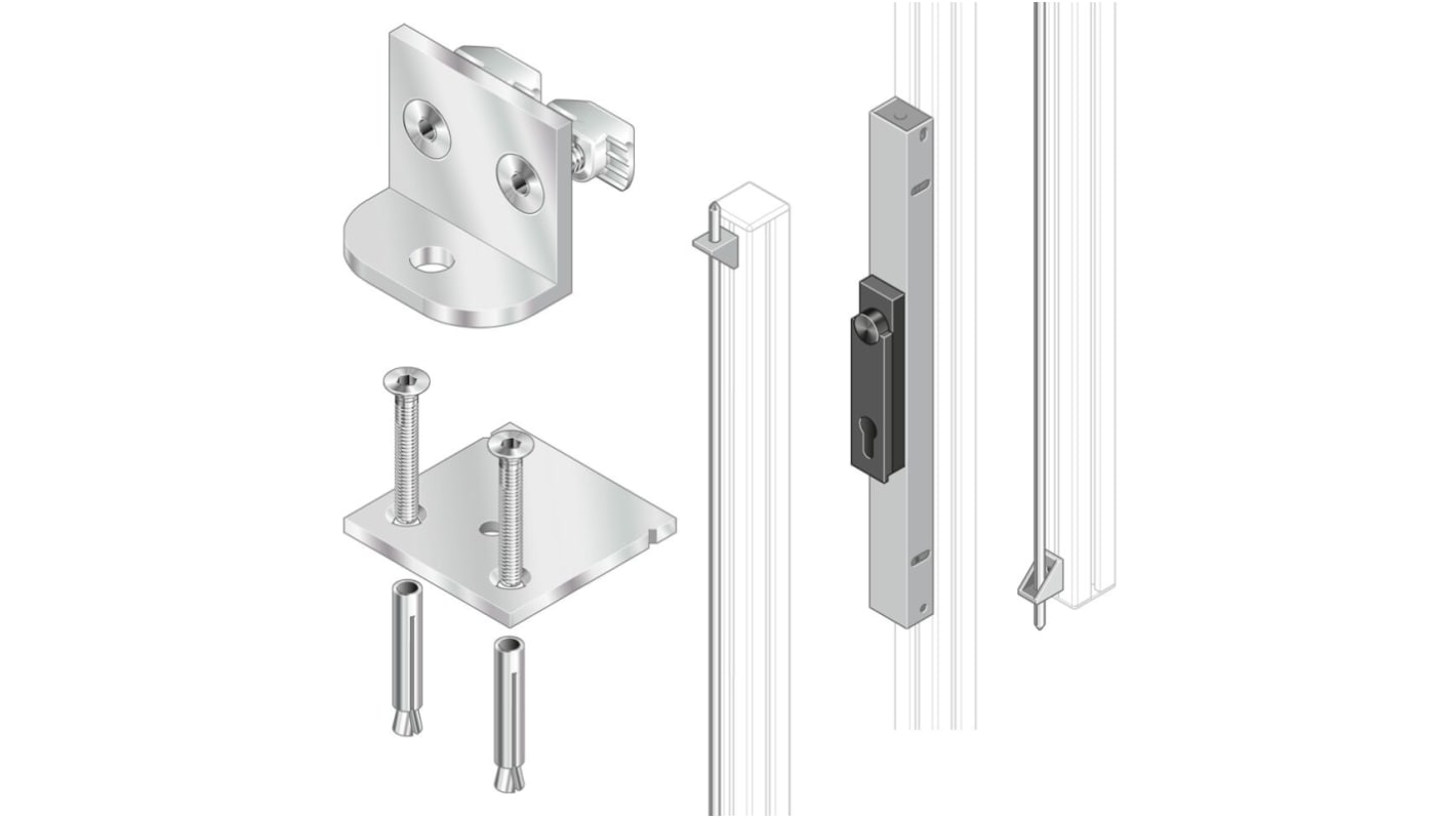Bosch Rexroth Stainless Steel Panel, 10mm Slot