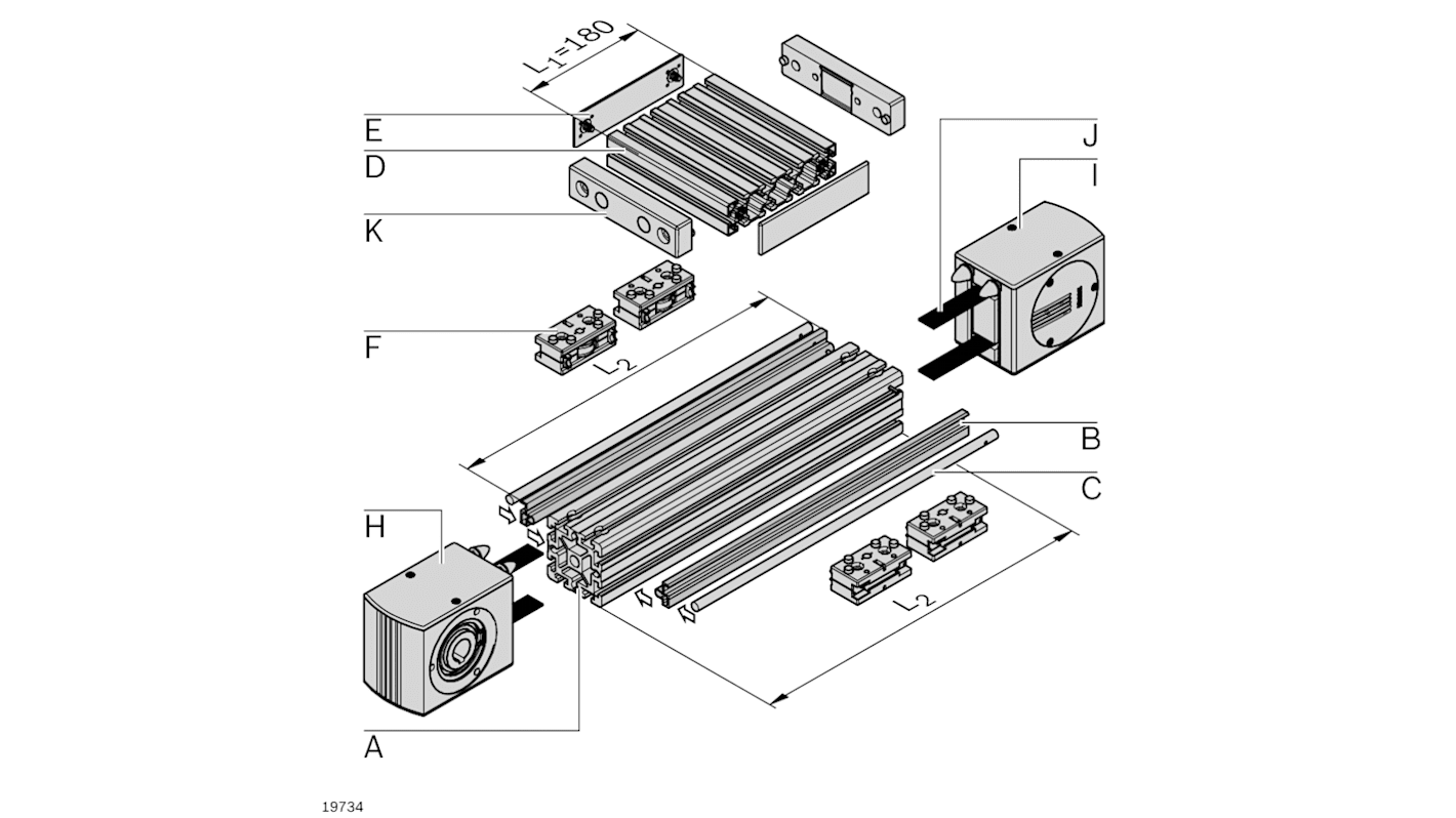 Bosch Rexroth Drive Head, Connecting Component