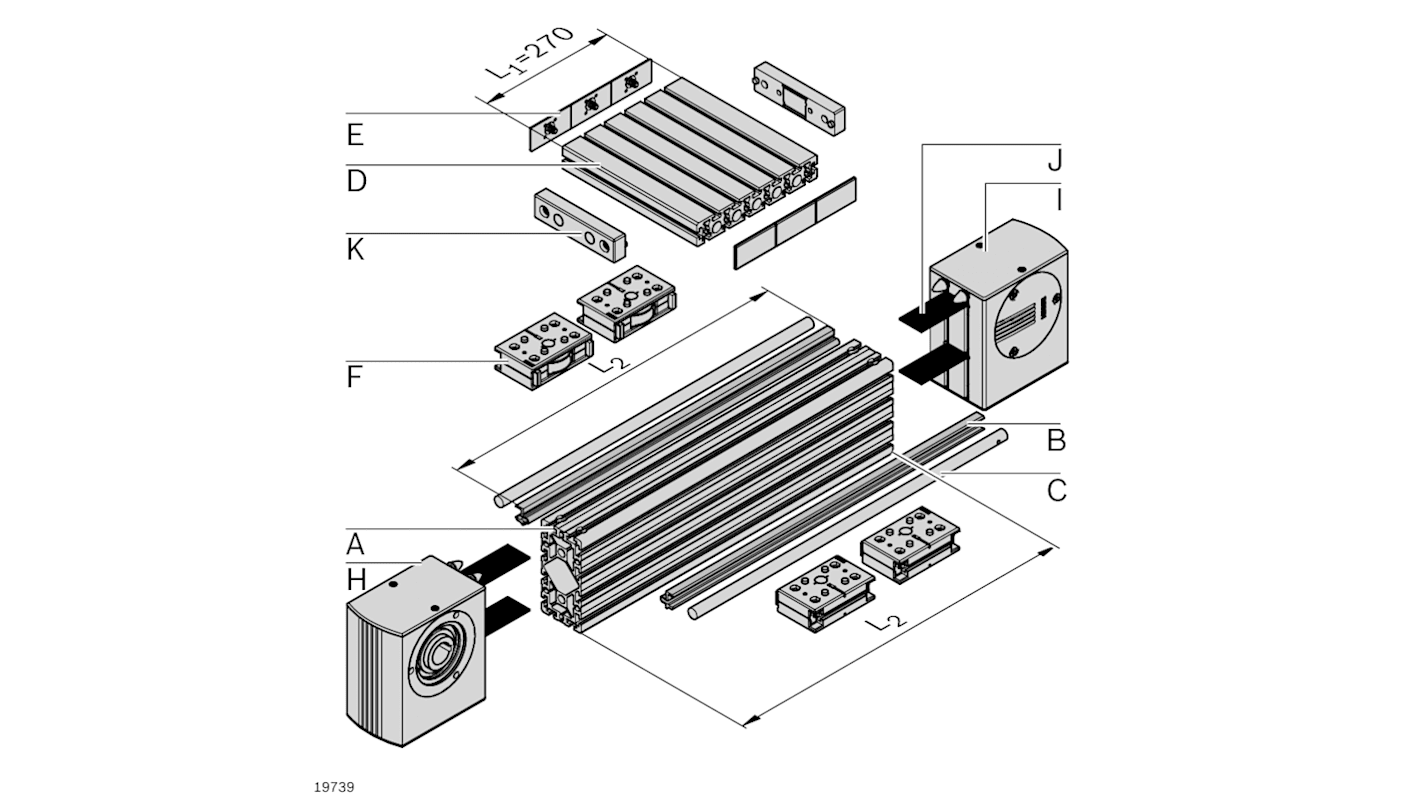 Bosch Rexroth Drive Head, Connecting Component