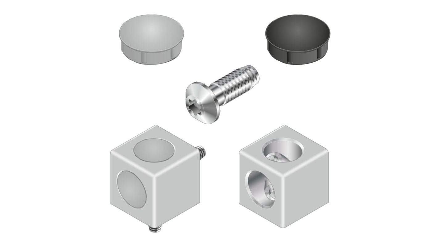 Bosch Rexroth Corner Connector, Connecting Component, Strut Profile 50 x 50 mm, Groove Size 10mm