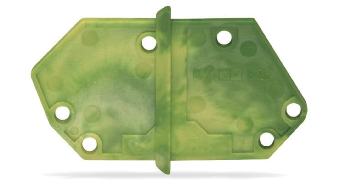WAGO 826 Series End Plate for Use with Terminal Block