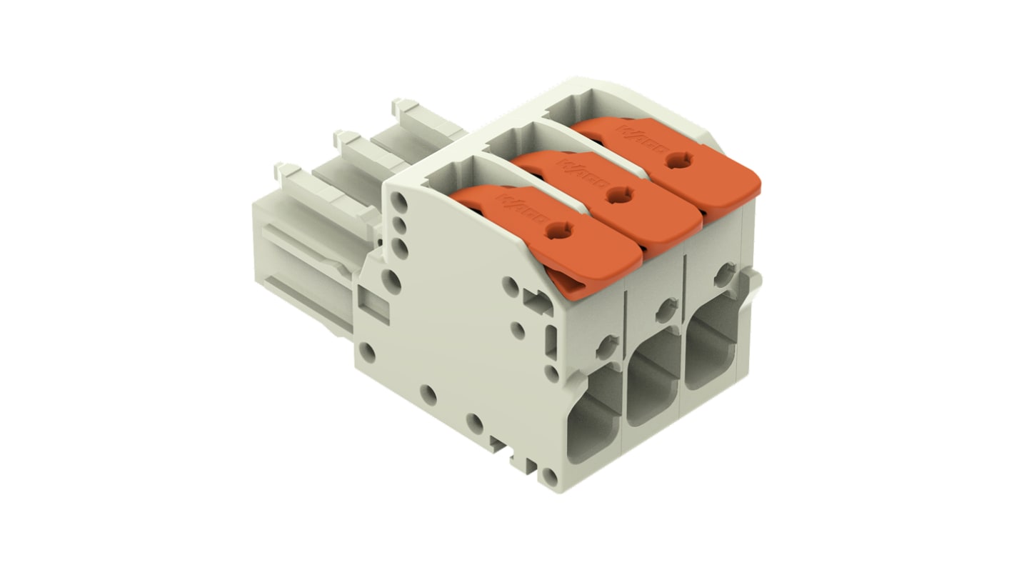 WAGO 831 Series Female Connector for Use with Male Connector, 41A, CSA