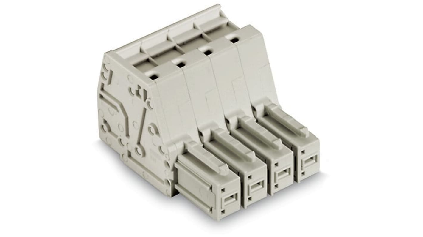 Conector hembra WAGO serie 831, para usar con Conector macho