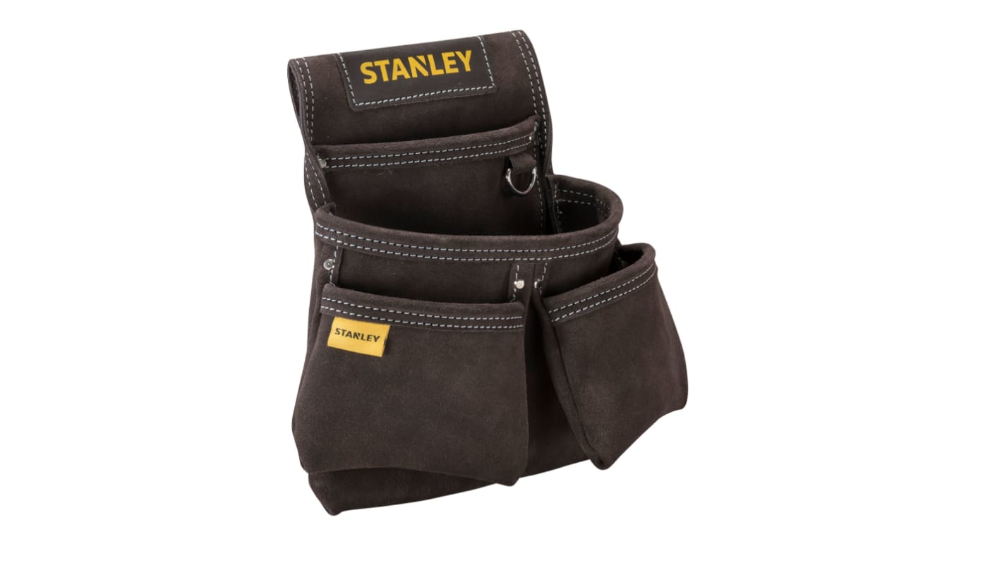 Bolsa de bolsillo de herramientas Stanley STST1-80116, Piel, 4 riñoneras, 3 bolsillos