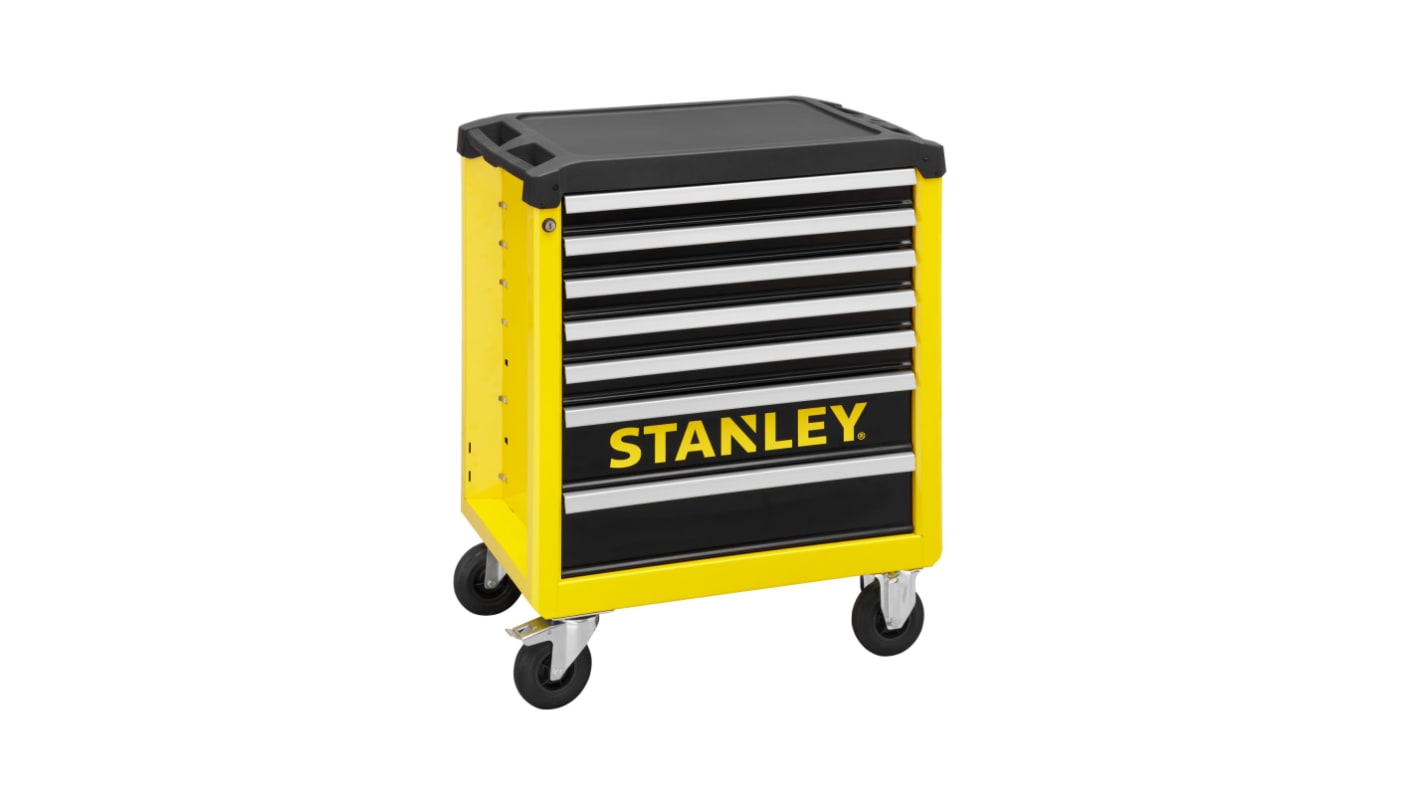 Pojízdná skříňka 7zásuvková na kolečkách, výška: 890mm x 515mm, délka: 735mm Stanley