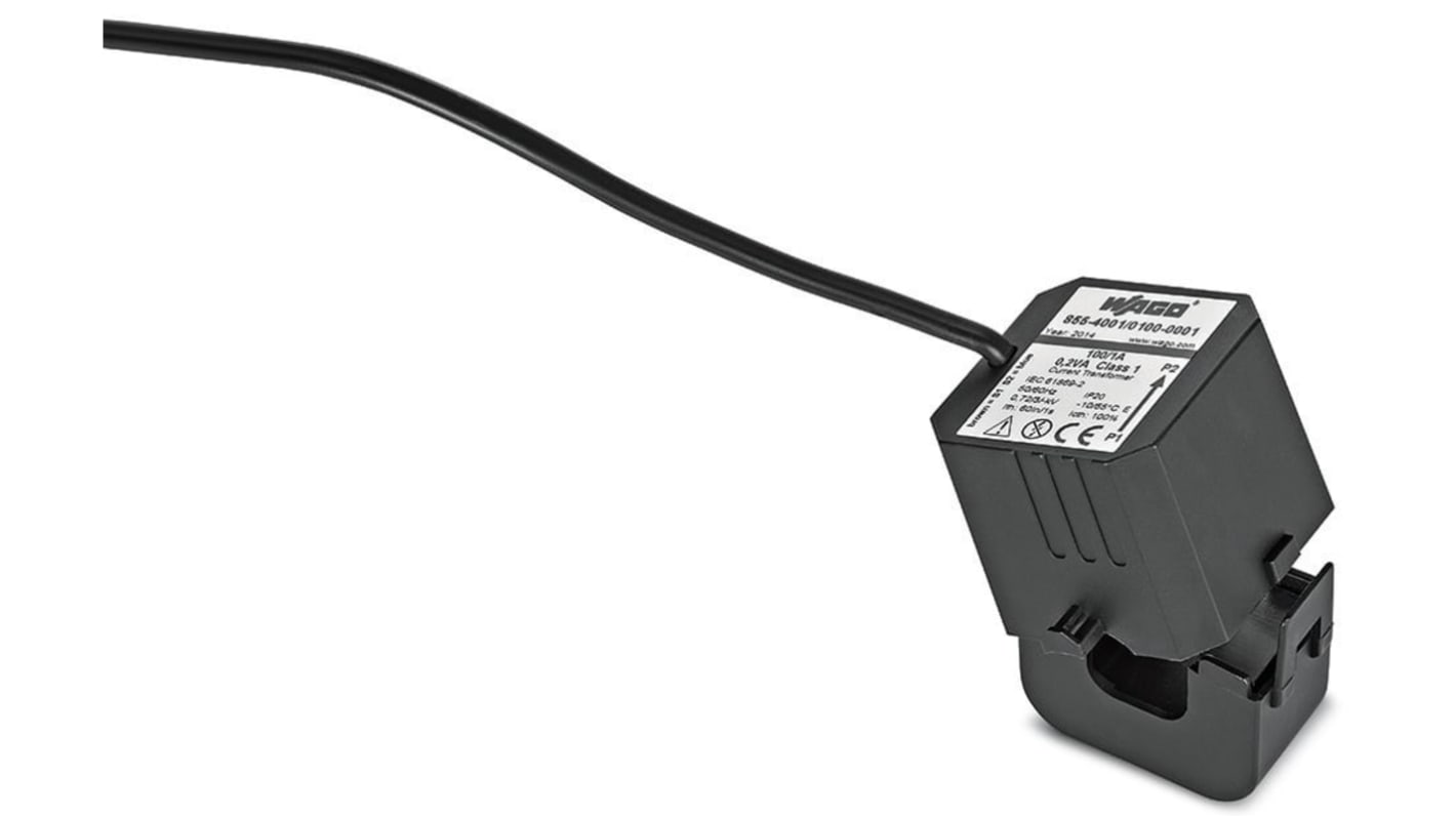 Przekładnik prądowy prąd wej 125A WAGO prad wyj 1 A Transformator prądowy Rdzeń rozdzielony