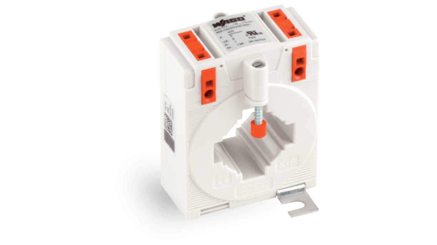 WAGO 855 Series Current Transformer Current Transformer, 400A Input, 400:5, 5 A Output