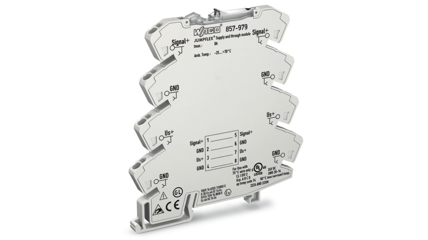 WAGO 电源和直通模块, 30V交流电压输入, , 30V 交流/直流